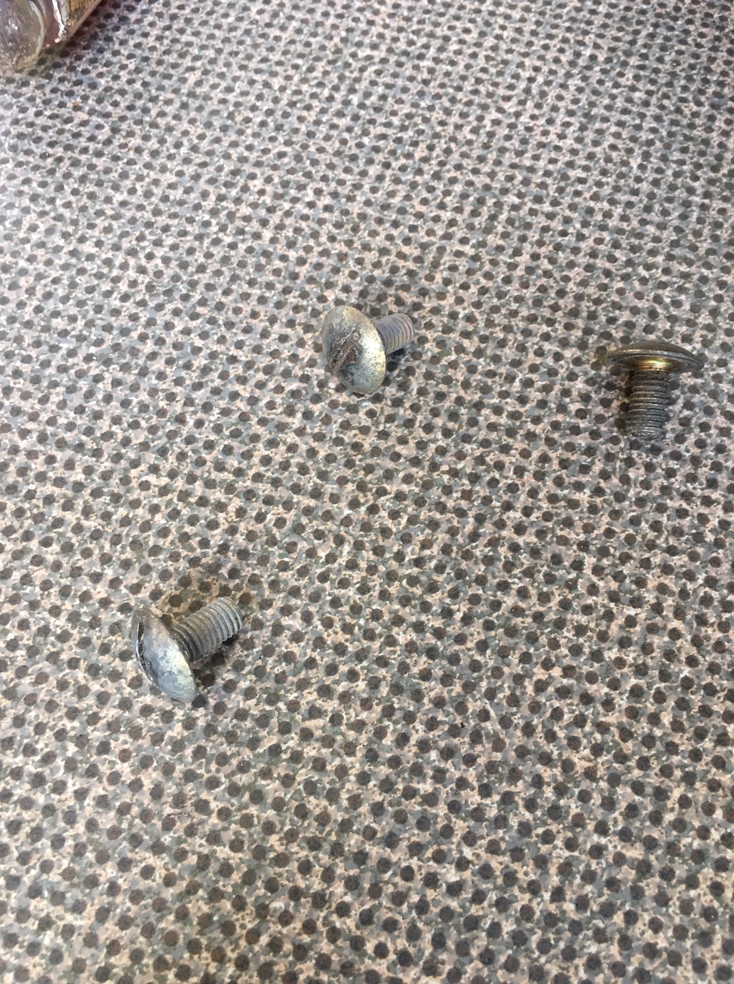 bolts with round heads