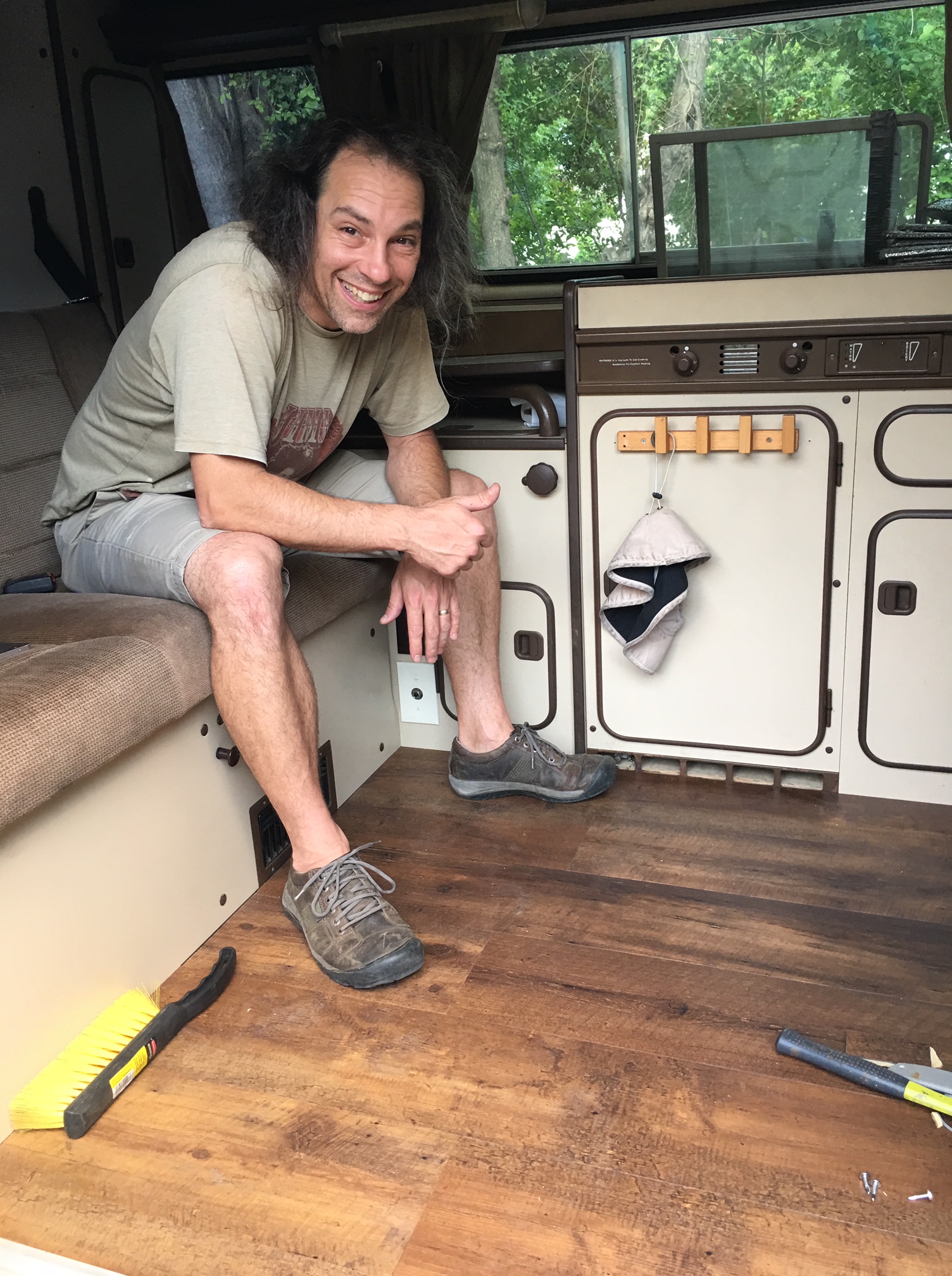 finished van floor