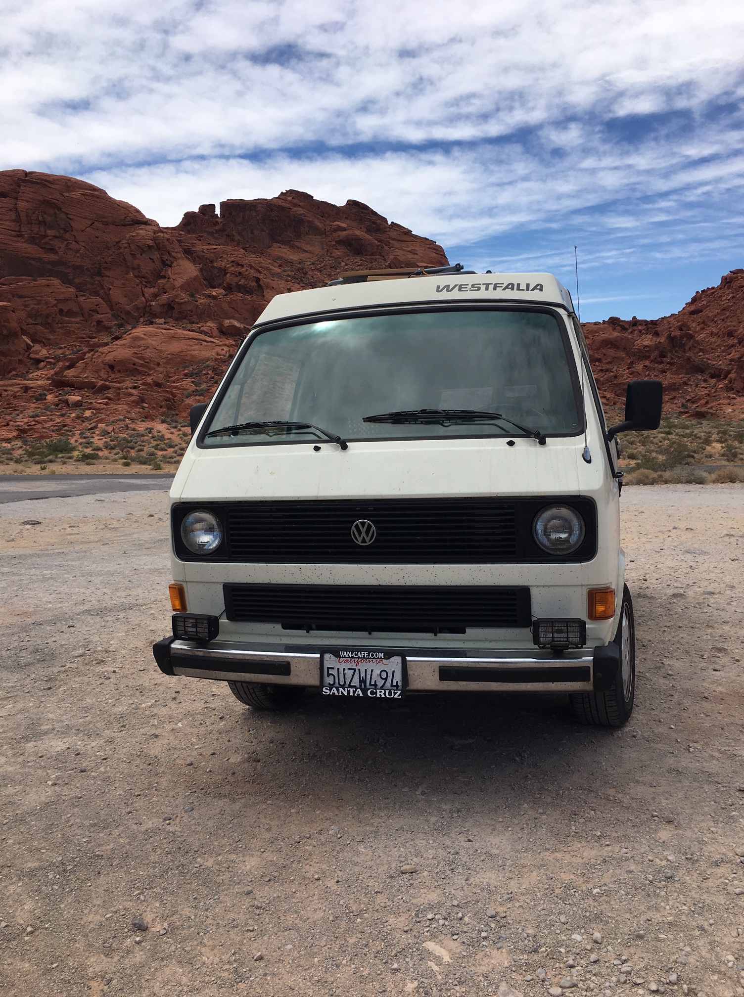 1985 white vanagon